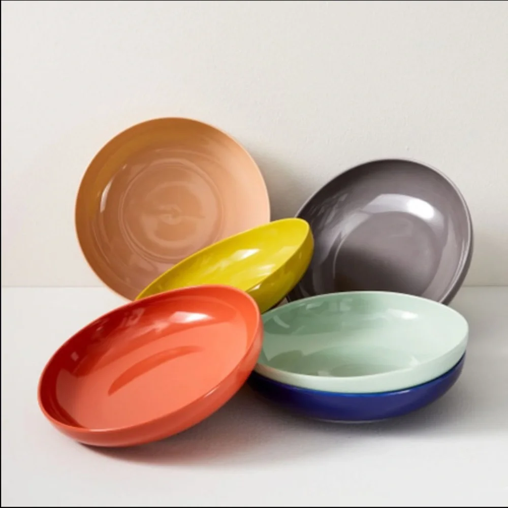 In Search Of: West Elm Organic Shaped Low Bowls/Harbor (light blue) Not for Sale